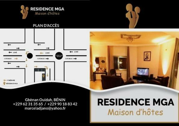 Residence Mga Hotel Ouidah Экстерьер фото
